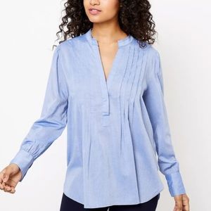 🆕 Loft Pintucked Tunic Shirt